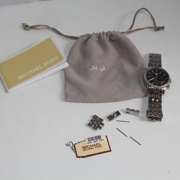 Michael Kors Stainless Steel Mother-Of-Pearl Watch main image 9